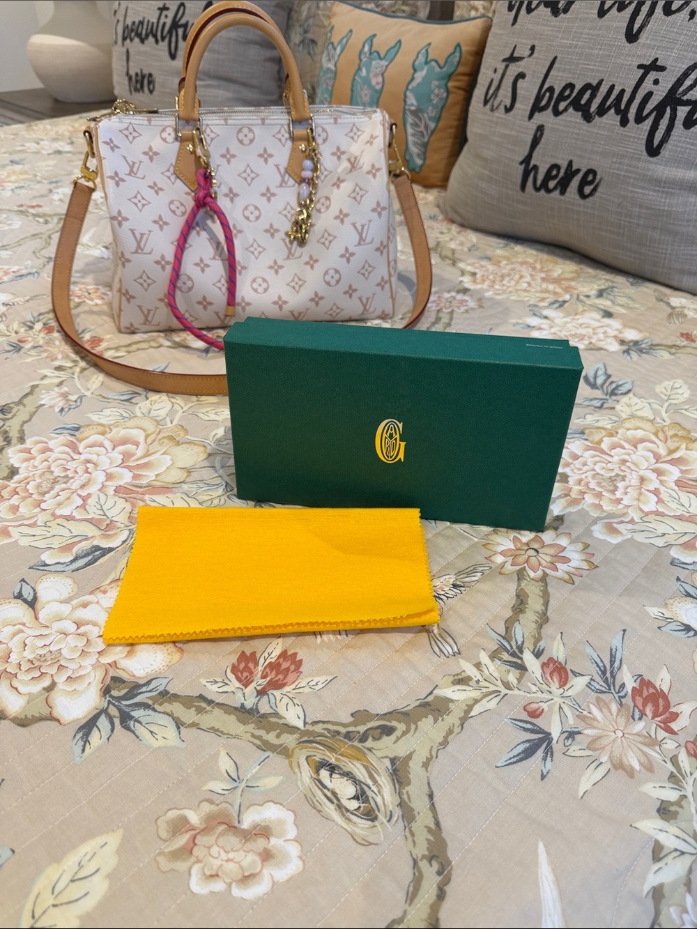 Goyard Wallet Box With Duster
